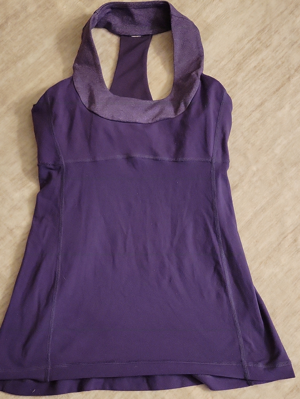 lululemon athletica Purple Halter Neck Tank
